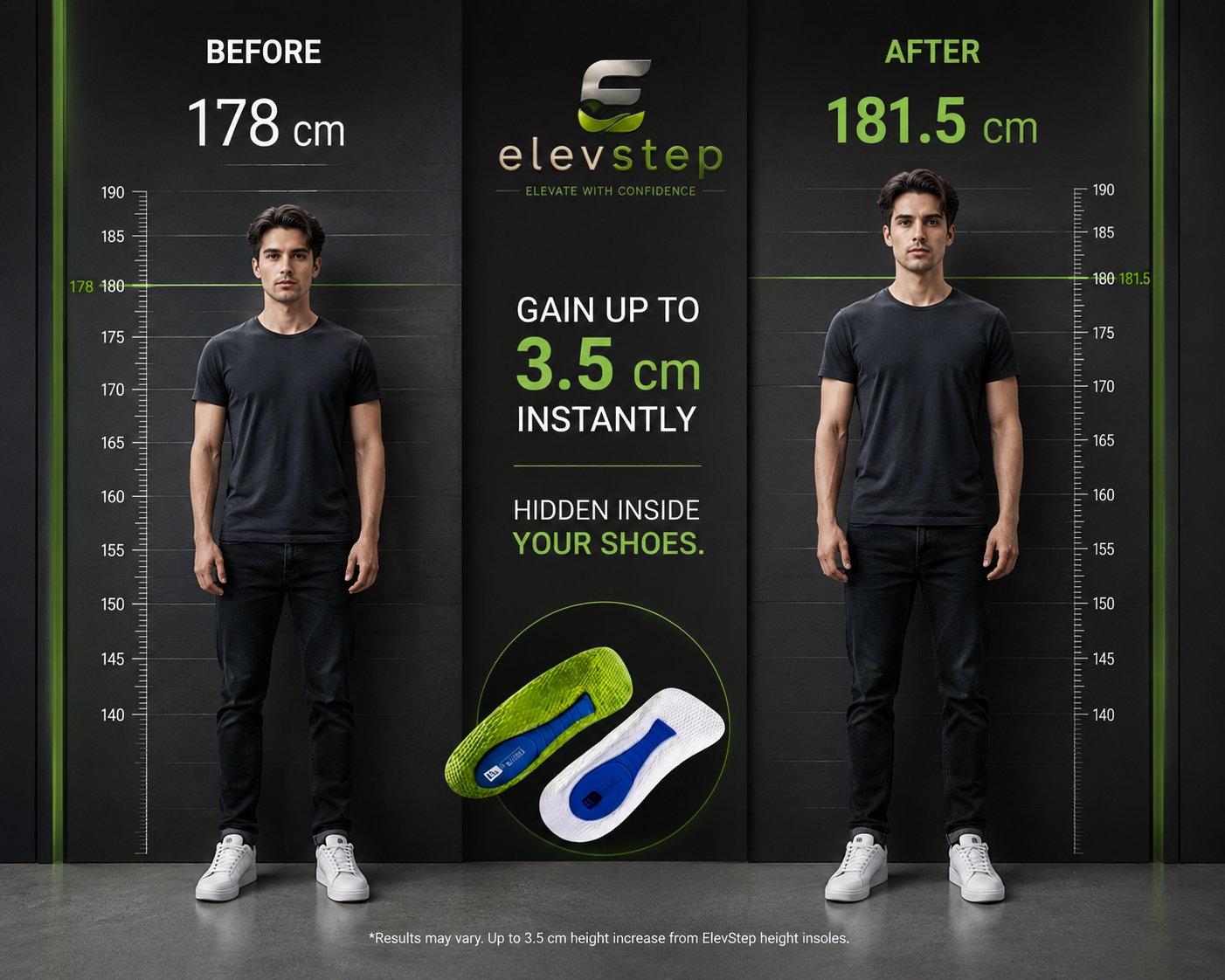 ElevStep StealthLift™ Insoles